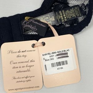 Mutandina Slip Agent Provocateur Nayeli SOIEE In Seta Oro, Taglia S